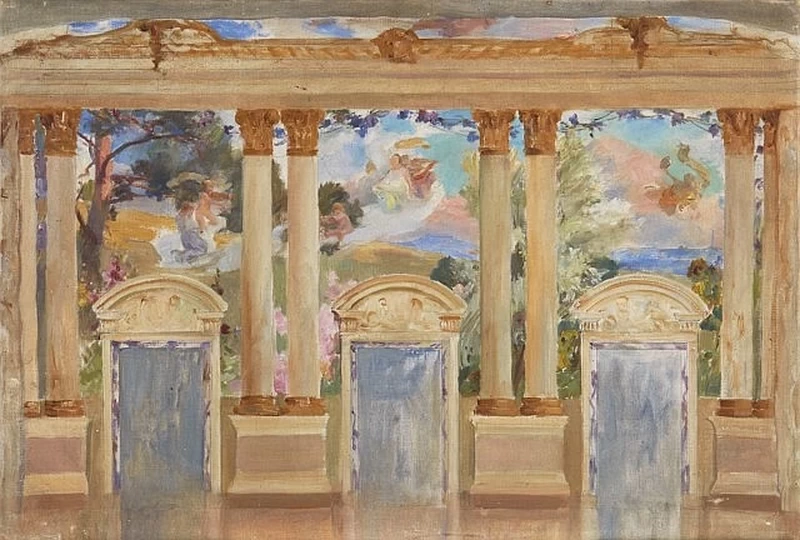Albert Maignan - Studio di decorazione